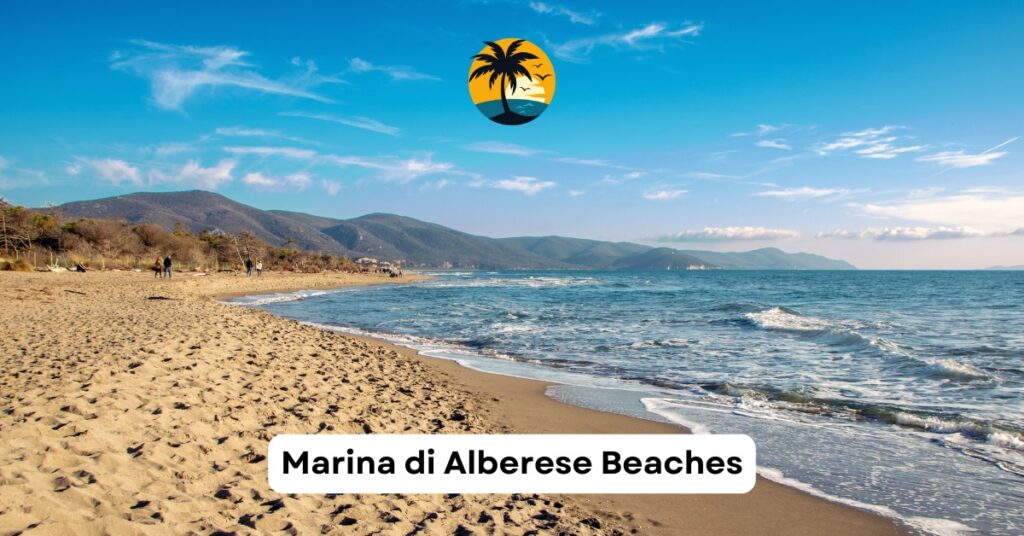 "Wild and untouched beauty of Marina di Alberese beach in Tuscany's Maremma Natural Park.